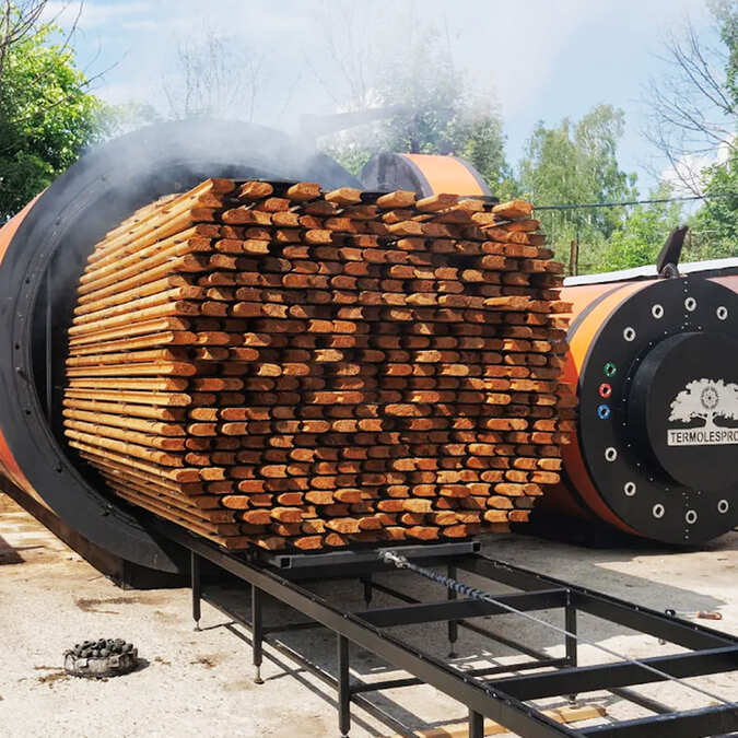 Оборудование для сушки и термообработки древесины